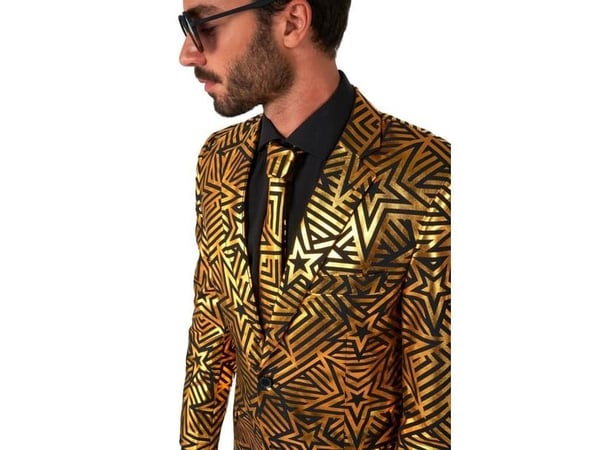 OppoSuit Golden Geo Star maskeraddräkt