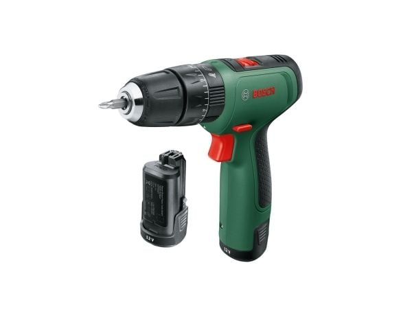 Bosch EasyImpact 1200, Boremaskin med pistolgrep, Nøkkelløs, Svart, Grønn, 1 cm, 1500 RPM, 2 cm