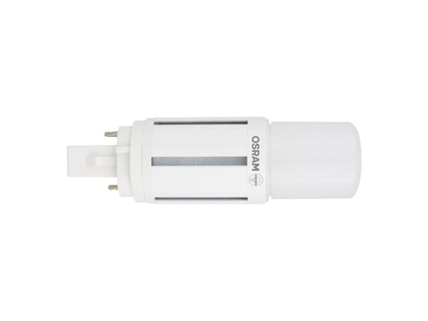 OSRAM DULUX D EM & AC Mains - LED-lyspære - form: tubulær - mattslipt finish - G24d - 5.5 W (ekvivalent 13 W) - klasse E - kjølilg hvitt lys - 4000 K