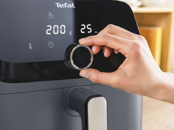 Tefal Easy Fry Mega EY855BE0, Varmluftsfrityr, 7,5 l, 80 °C, 200 °C, 8 person(er), 60 min