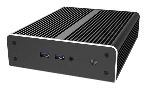 Akasa Newton AC UCFF-deksel for Intel NUC 13 Pro med i3, vifteløs - svart