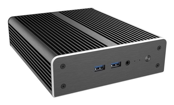 Akasa Newton AC UCFF-deksel for Intel NUC 13 Pro med i3, vifteløs - svart