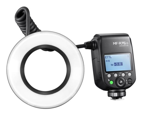 Godox MF-R76S, 1 s, Trådløse forbindelser, 32 kanaler, 578 g, Kompakt blits