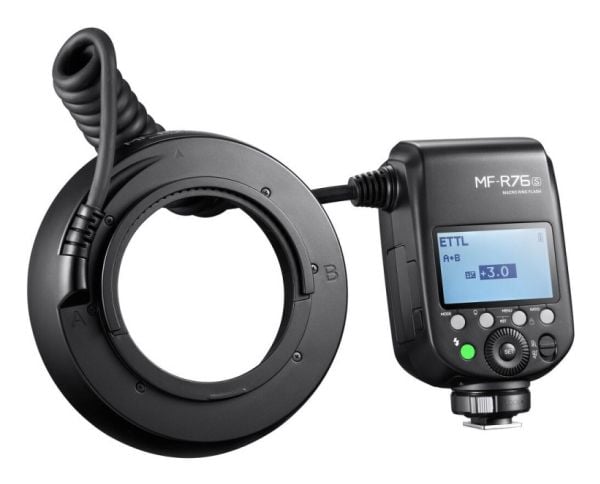 Godox MF-R76S, 1 s, Trådløse forbindelser, 32 kanaler, 578 g, Kompakt blits