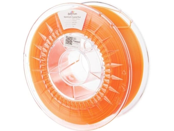 Spectrum Filaments 80884 PLA Crystal filament 1,75 mm 1000 g neon-oransje/orange