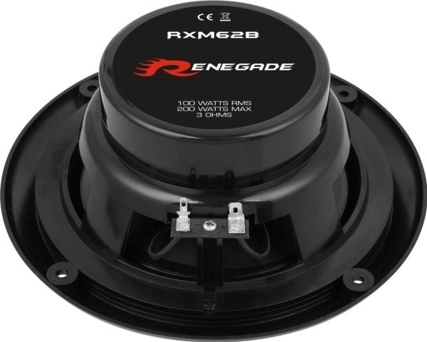 Renegade RXM62B, Drivenhet till ¨Tweeter-högtalare, 100 W, Rund, 200 W, 3 O, 75 - 20000 hz