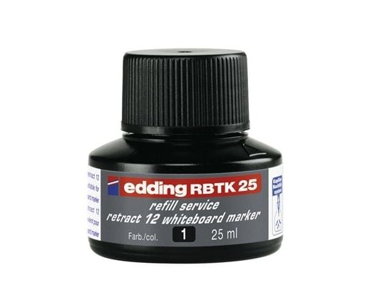 edding refill blekk RBTK 25 svart (4-RBTK25001)