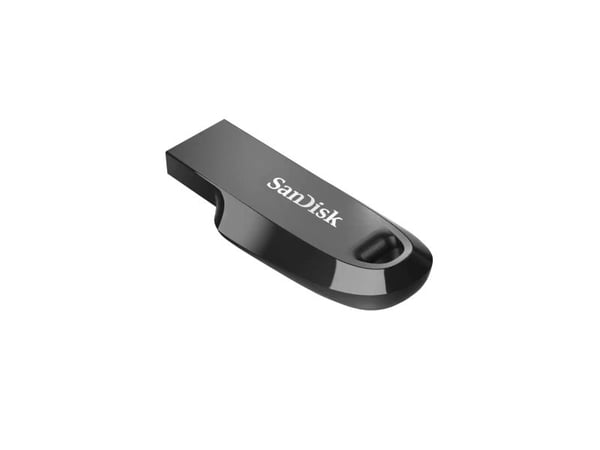 SanDisk Ultra Curve, 64 GB, USB A-tyyppi, 3.2 Gen 1 (3.1 Gen 1), 100 MB/s, Muu, musta