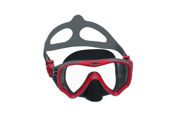 Bestway 22074 / 23, Vuxen, Halv ansiktsmask, Fridykning, Härdat glas, Silikon, Olika färger