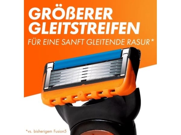Gillette Fusion5, Barberkniv, Sort, Oransje, 1 stykker