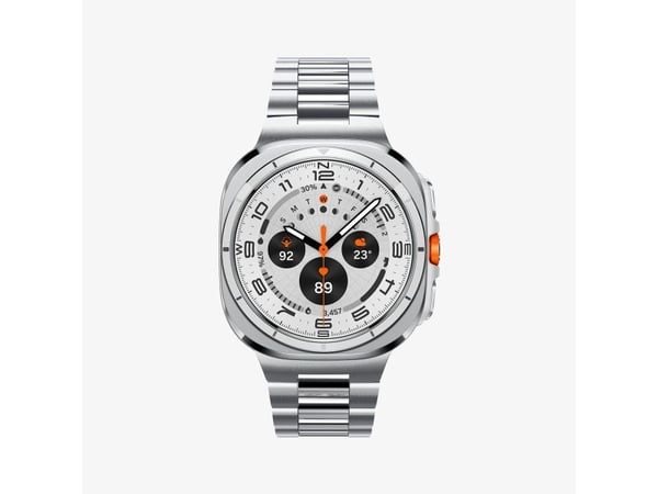 Spigen Modern Fit 316L, Band, Smartklokke, Sølv, Samsung, Galaxy Watch Ultra (47mm), Rustfritt stål