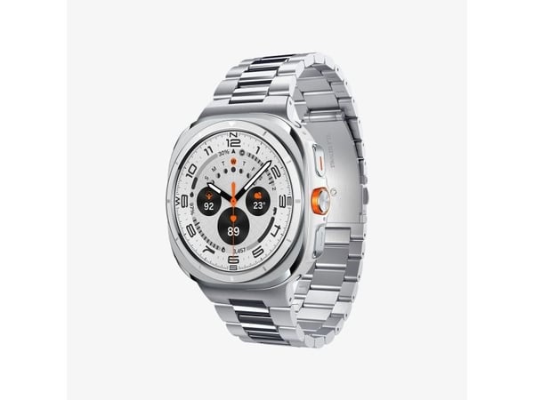 Spigen Modern Fit 316L, Band, Smartklokke, Sølv, Samsung, Galaxy Watch Ultra (47mm), Rustfritt stål