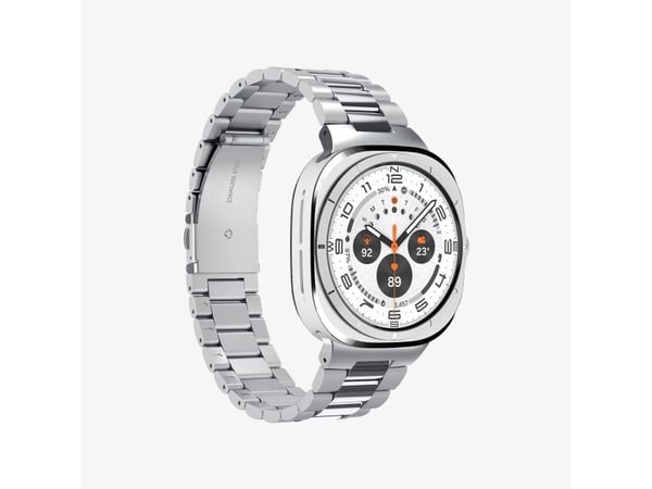Spigen Modern Fit 316L, Band, Smartklokke, Sølv, Samsung, Galaxy Watch Ultra (47mm), Rustfritt stål