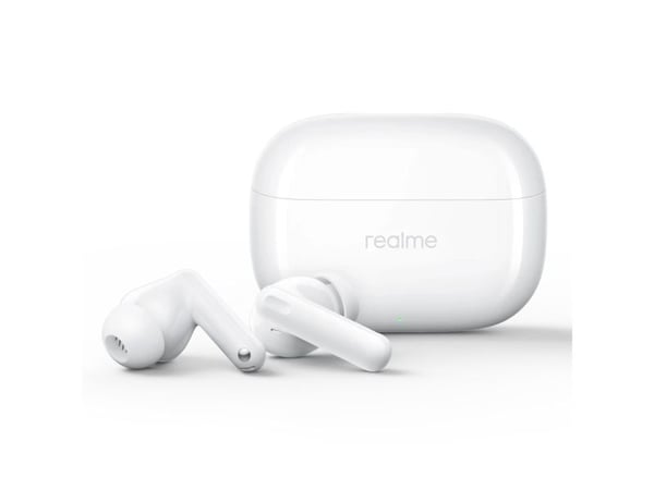 realme Buds T310, True Wireless Stereo (TWS), Samtaler/musikk, Hodesett, Hvit