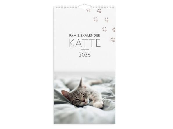Familiekalender Katte 2026