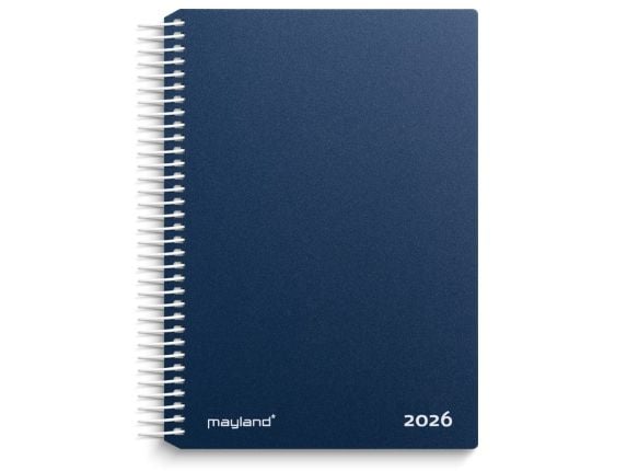 Dagkalender blå PP-plast 2026