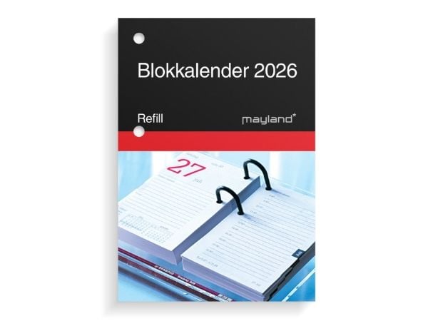 Blokkalender REFILL 2026