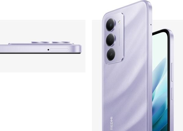 Xiaomi Redmi 15 - 4G smarttelefon - dobbelt-SIM - RAM 8 GB / Internminne 256 GB - microSD slot - 6.9" - 2340 x 1080 piksler (144 Hz) - 2x bakkamera...