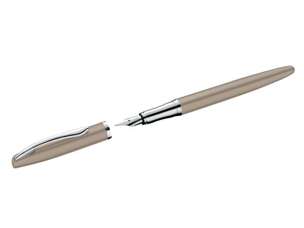 Pelikan 826747, Taupe / brun, Fyllesystem med patron, Blå, Metall, Gave boks, 1 stykker