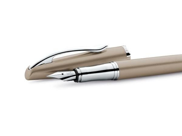 Pelikan 826747, Taupe / brun, Fyllesystem med patron, Blå, Metall, Gave boks, 1 stykker