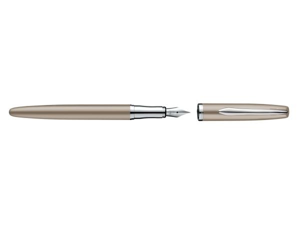 Pelikan 826747, Taupe / brun, Fyllesystem med patron, Blå, Metall, Gave boks, 1 stykker