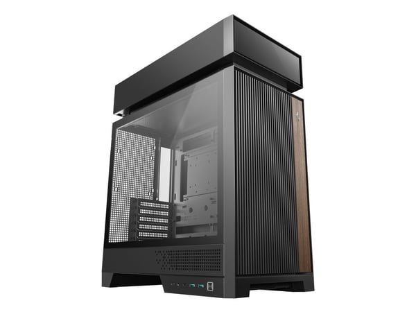 DeepCool CL660 - Mid tower - ATX - sidepanel med vindu (herdet glass) - ingen strømforsyning (ATX / SFX / SFX-L) - svart - USB/lyd