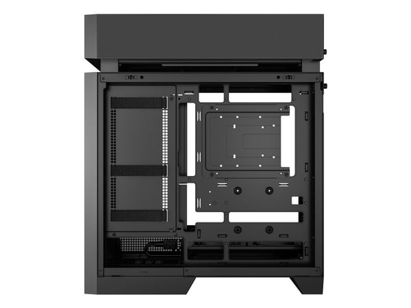 DeepCool CL660 - Mid tower - ATX - sidepanel med vindu (herdet glass) - ingen strømforsyning (ATX / SFX / SFX-L) - svart - USB/lyd