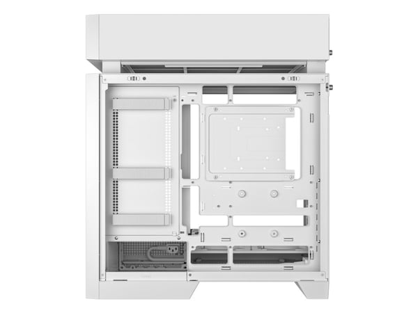 DeepCool CL660 WH - Mid tower - ATX - sidepanel med vindu (herdet glass) - ingen strømforsyning (ATX / SFX / SFX-L) - hvit - USB/lyd