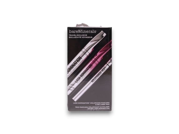 Bare Minerals Sett: Lash Domination Mascara 8,5 Ml + Lash Domination Petite Precision Intense Black 8,5 Ml + Ink Liner Intense Black 0,6 Ml