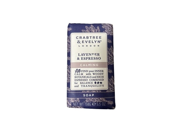 Crabtree & Evelyn, Lavender & Espresso, Calming, Soap Bar, 158 g