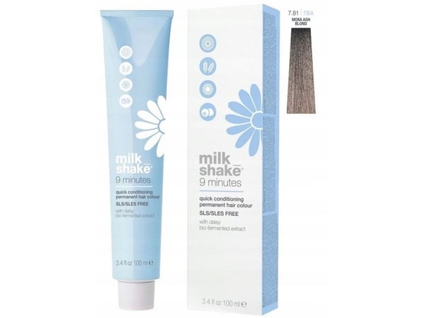 Vopsea permanenta rapida Milk Shake 9 minutter 7,81, Mocha Blond Cenusiu, 100ml