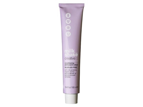 Vopsea permanenta Milk Shake Creative 8.48C, Blond Deschis Aramiu, 100ml