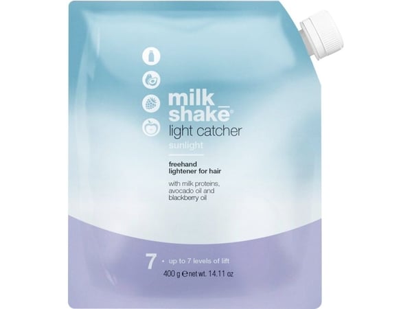 Milk Shake, Light Catcher, Up to 7 Levels of Lift, Hair Oxidant Powder, 400 g For Women