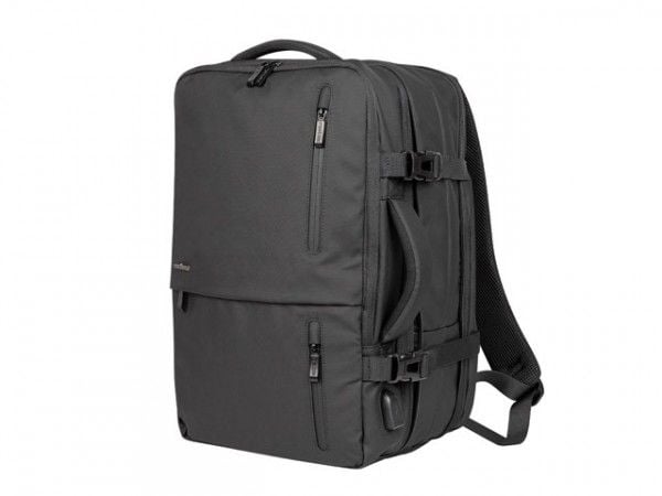 NATEC NTO-2116, Ramme-løs, Sort, Polyester, 10 lommer, Forlomme, Sidelomme, Topplomme, Mobillomme, USB-stasjonslomme