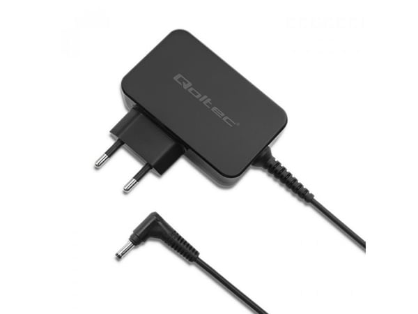 Qoltec - Strømadapter - AC 220-240 V - 45 watt - svart - for Lenovo IdeaPad 100-14; 110-14; 110-15; 110-17; 510-15; V510-15; Yoga 510-14; 510-15