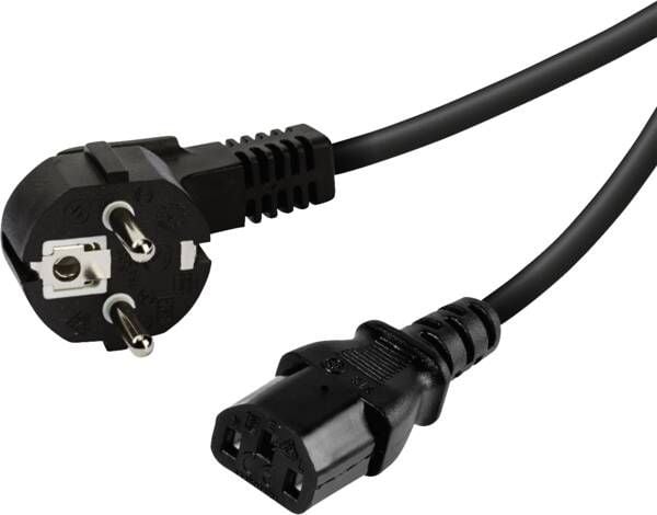 Vivanco VVITIEC180SHU, 1,8 m, Virtaliitin tyyppi F, IEC C13