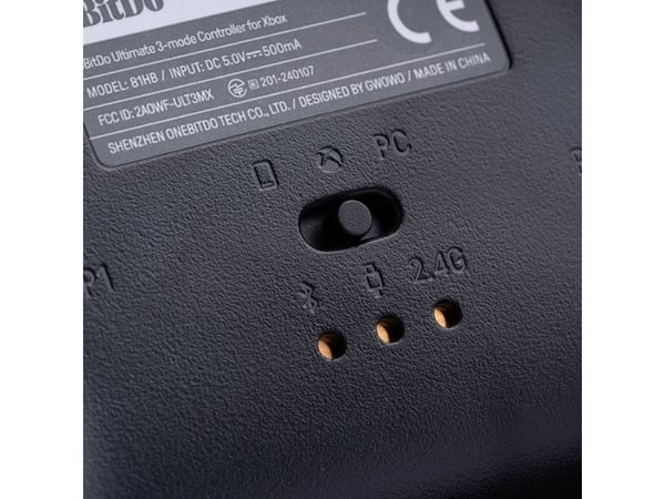 8Bitdo Ultimate 3-mode - Håndkonsoll - trådløs - 2.4 GHz/Bluetooth - svart - for Microsoft Xbox One, Microsoft Xbox Series S, Microsoft Xbox Series...