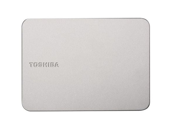 Toshiba Canvio Flex - Harddisk - 1 TB - ekstern (bærbar) - 2.5" - USB 3.2 Gen 1 - varmt sølv