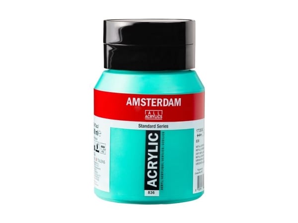 Amsterdam Standard Series akrylfärgkanna metallic green 836