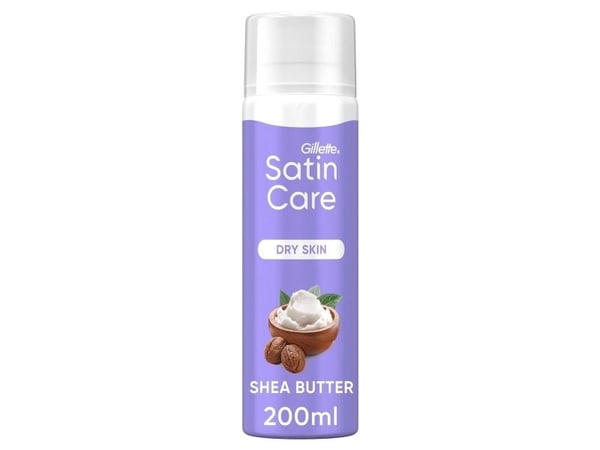 Gillette Satin Care gel na holení s bambuckým máslem 200ml