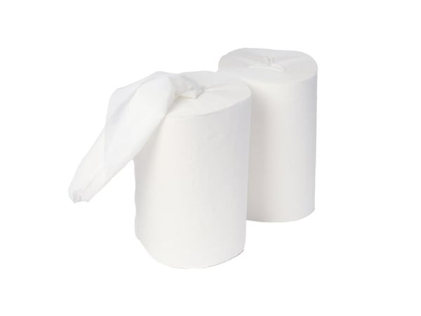 Pyyhintäpaperi rullissa 100m per rulla, 12 rullaa/pakkaus