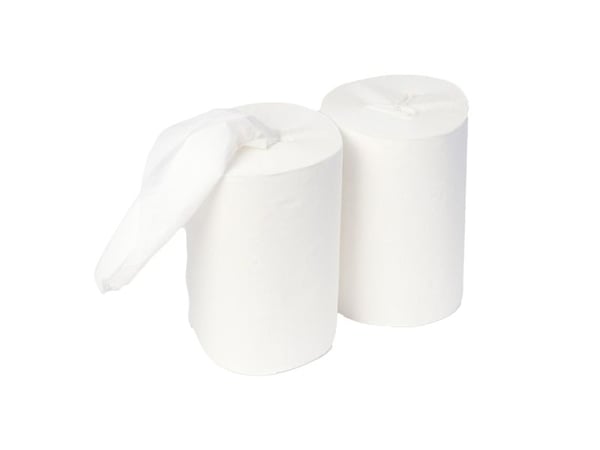 Pyyhintäpaperi rullissa 100m per rulla, 12 rullaa/pakkaus