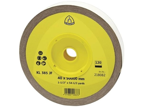 Klingspor KL 385 JF 228370 Hiekkapaperirulla Raekoko 150 (L x S) 50 m x 115 mm 1 kpl