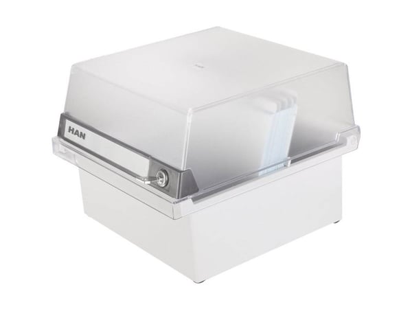 HAN Card index box A5, Grå, 800 ark, 1 stykker