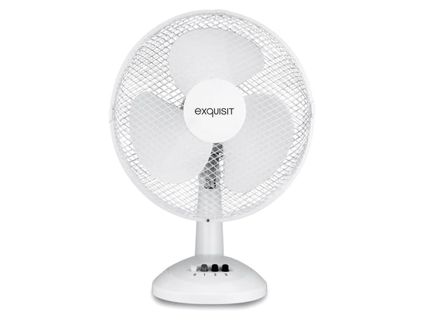 Exquisit VT35082we, Husholdningsvifte, Hvit, Bord, 40 cm, AC, 50 W