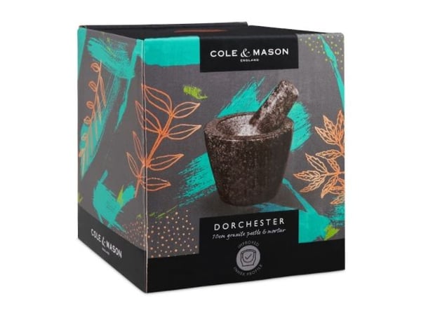Cole & Mason H112032, Sort, Granitt, Morter og pistill, 10 cm, 1 stykker