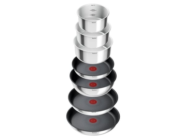 "Tefal Ingenio kjøkkenkraner, 13 stk, induksjon, rustfritt stål, slitesterk, non-stick, Emotion on L897DS04