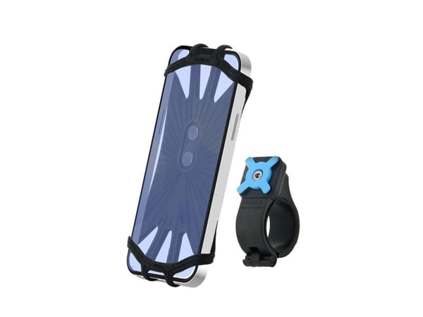Mobilis U.FIX - Sykkelholder for mobiltelefon - made in France, universal, 360° rotation support - 4" - 7" - svart
