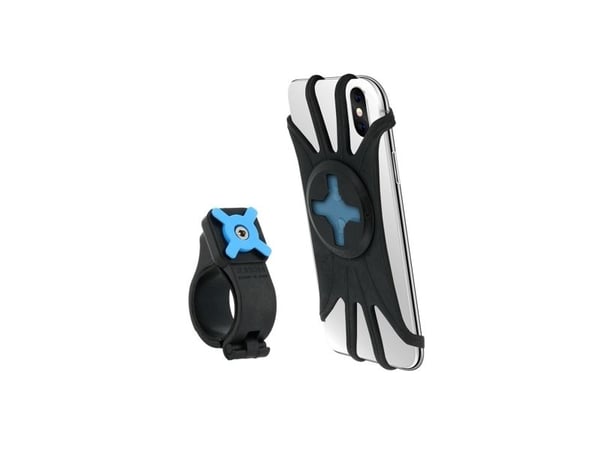 Mobilis U.FIX - Sykkelholder for mobiltelefon - made in France, universal, 360° rotation support - 4" - 7" - svart