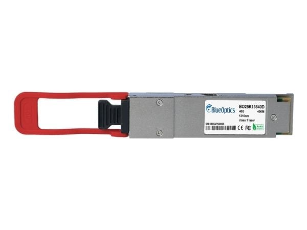 Kompatibel Cisco QSFP-40G-ER4 BlueOptics BO25K13640D QSFP transceiver, LC-dupleks, 40GBASE-ER4, Singlemode Fiber, 1310nm, 40KM, 0°C/+70°C, DDM (QSF...